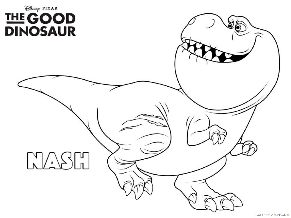 The Good Dinosaur Coloring Pages TV Film The Good Dinosaur Printable 2020 08843 Coloring4free