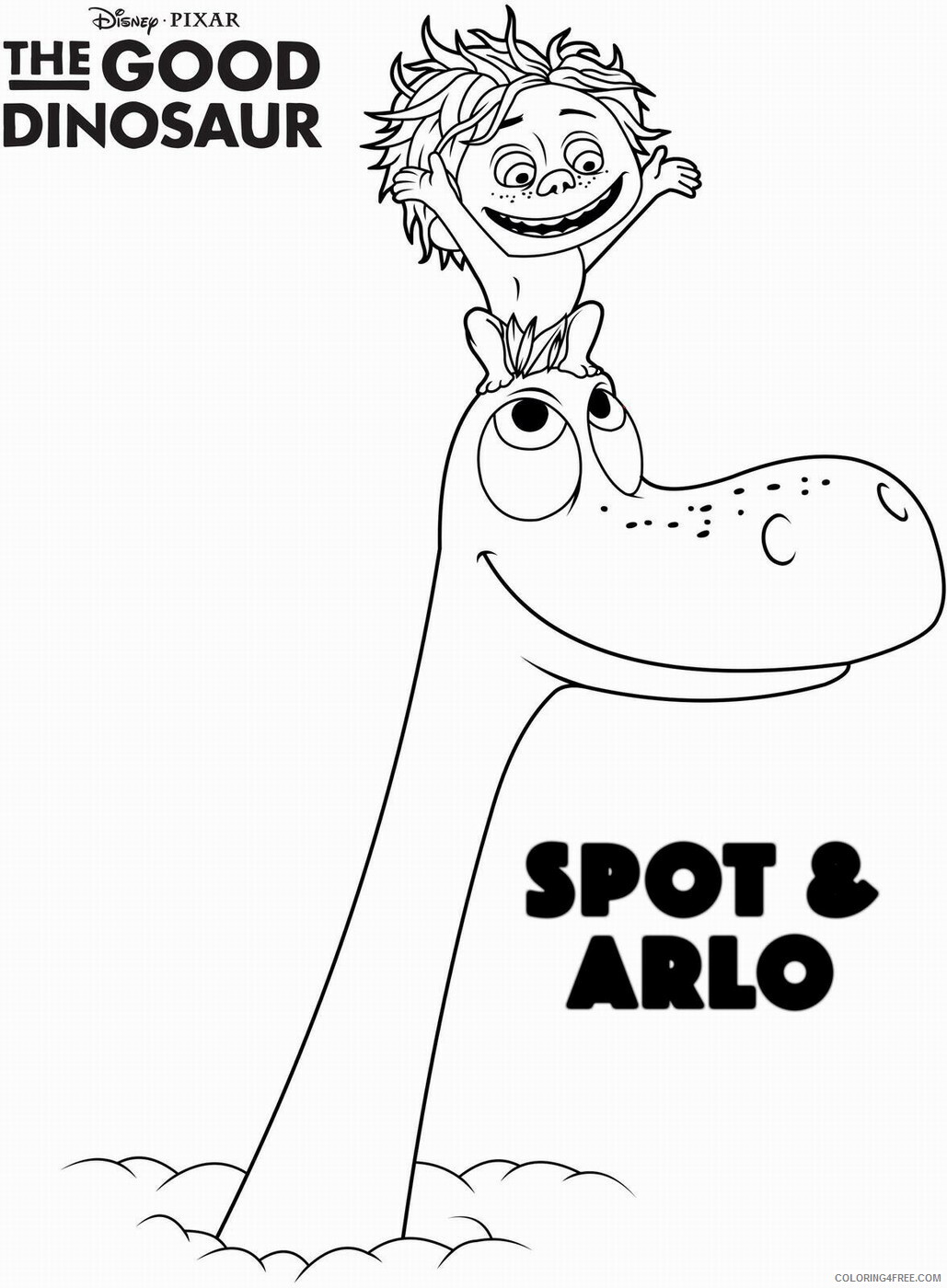 The Good Dinosaur Coloring Pages TV Film coloring Printable 2020 08828 Coloring4free