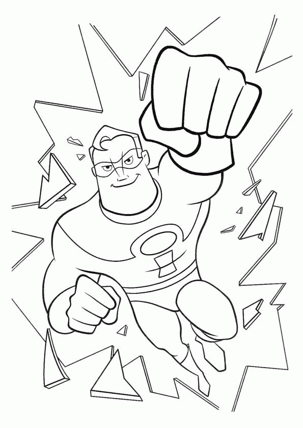 The Incredibles Coloring Pages TV Film Color Pictures Printable 2020 08855 Coloring4free