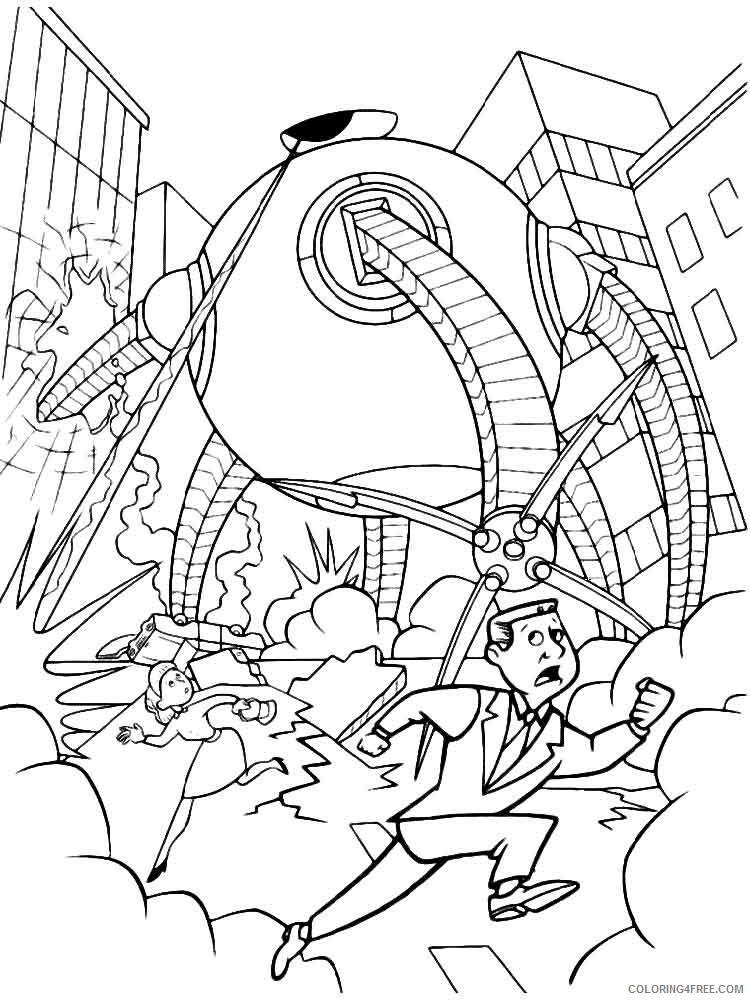 The Incredibles Coloring Pages TV Film Download Free Printable 2020 08858 Coloring4free