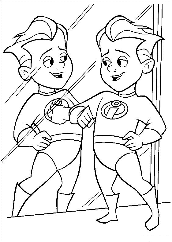 The Incredibles Coloring Pages TV Film Download Printable 2020 08859 Coloring4free