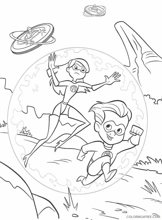 The Incredibles Coloring Pages TV Film Free Download Printable 2020 08860 Coloring4free