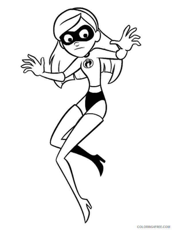 The Incredibles Coloring Pages TV Film Free Incredibles Printable 2020 08863 Coloring4free