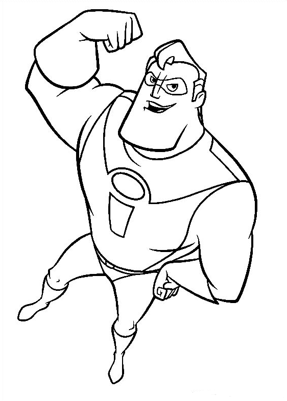 The Incredibles Coloring Pages TV Film Free Incredibles Printable 2020 08865 Coloring4free