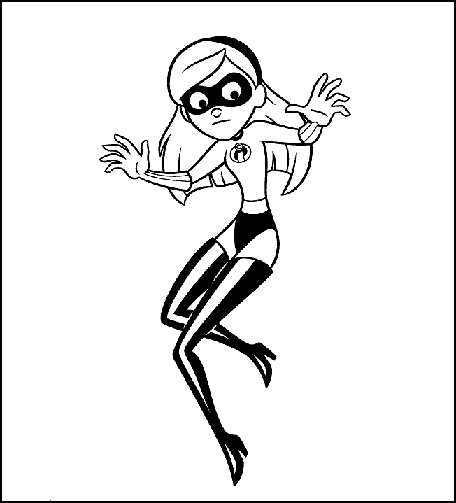The Incredibles Coloring Pages TV Film Incredibles Free Printable 2020 08895 Coloring4free