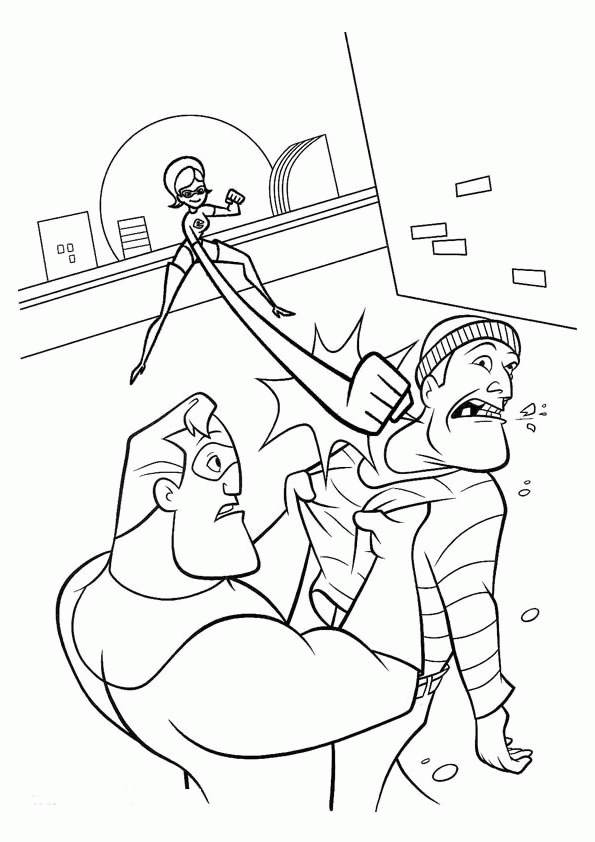 The Incredibles Coloring Pages TV Film Incredibless Printable 2020 08901 Coloring4free