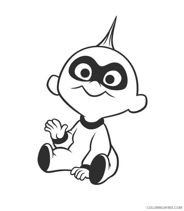 The Incredibles Coloring Pages TV Film Jack Jack Printable 2020 08897 Coloring4free