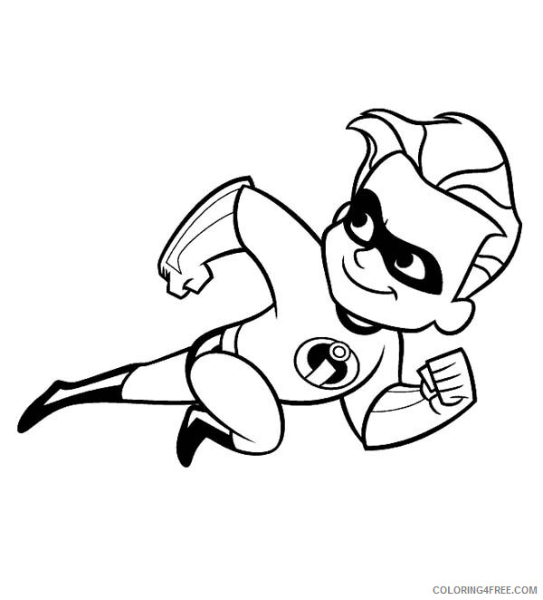 The Incredibles Coloring Pages TV Film Printable 2020 08867 Coloring4free