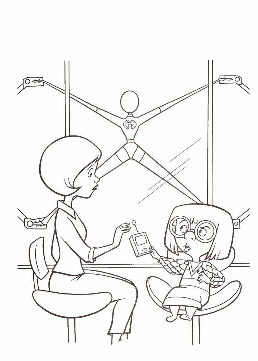 The Incredibles Coloring Pages TV Film Printable 2020 08910 Coloring4free