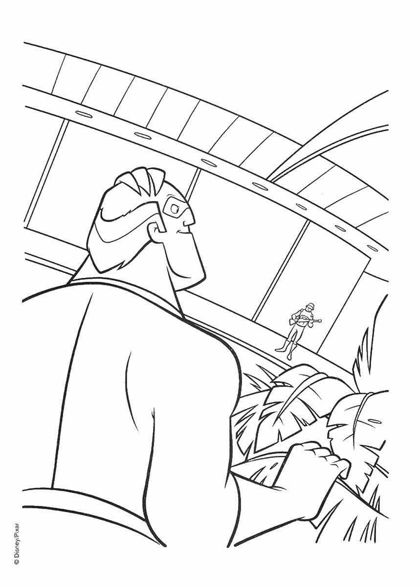 The Incredibles Coloring Pages TV Film Printable 2020 08911 Coloring4free