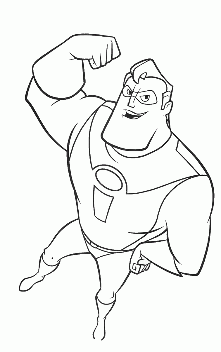 The Incredibles Coloring Pages TV Film Printable 2020 08912 Coloring4free