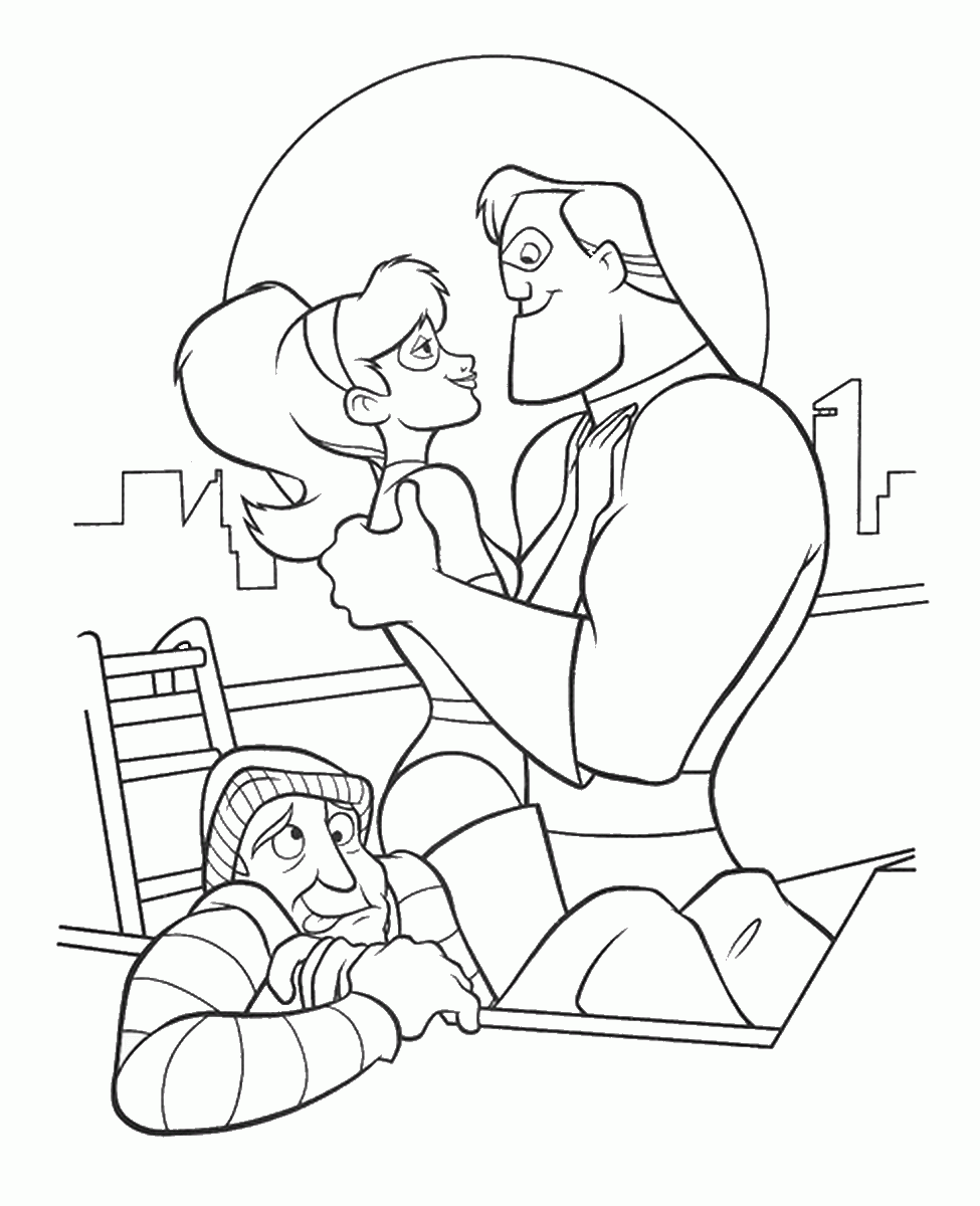 The Incredibles Coloring Pages TV Film Printable 2020 08915 Coloring4free