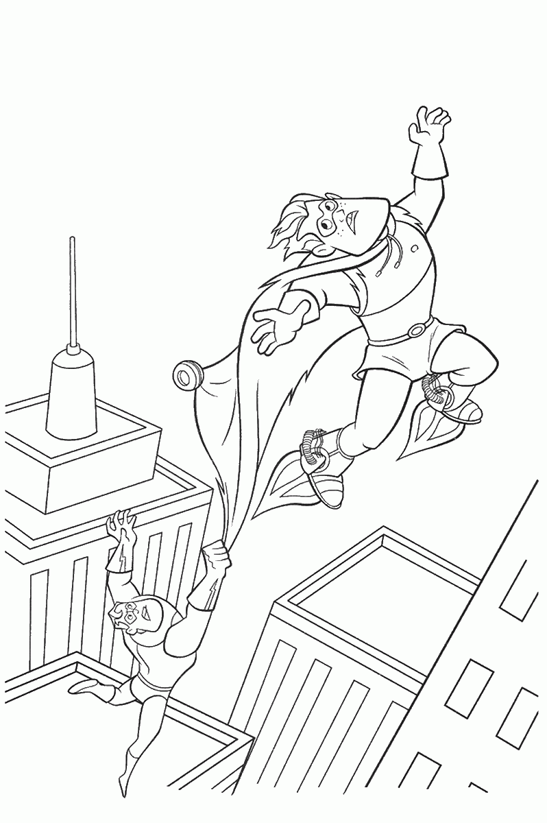 The Incredibles Coloring Pages TV Film Printable 2020 08917 Coloring4free