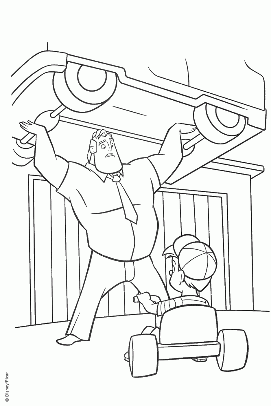 The Incredibles Coloring Pages TV Film Printable 2020 08918 Coloring4free