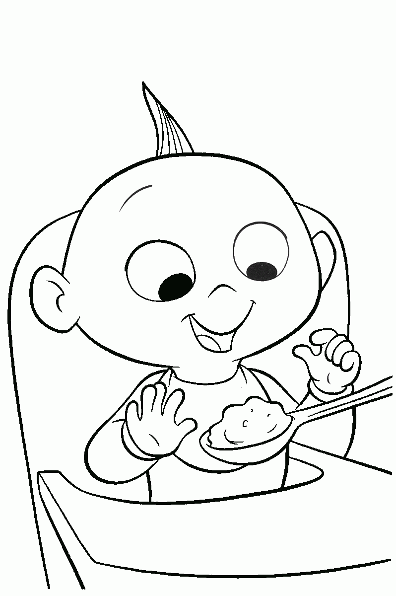 The Incredibles Coloring Pages TV Film Printable 2020 08919 Coloring4free