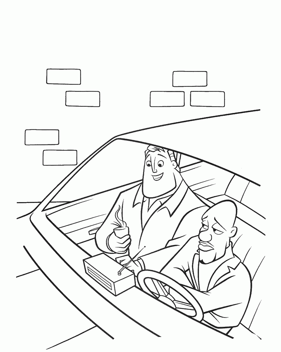 The Incredibles Coloring Pages TV Film Printable 2020 08921 Coloring4free
