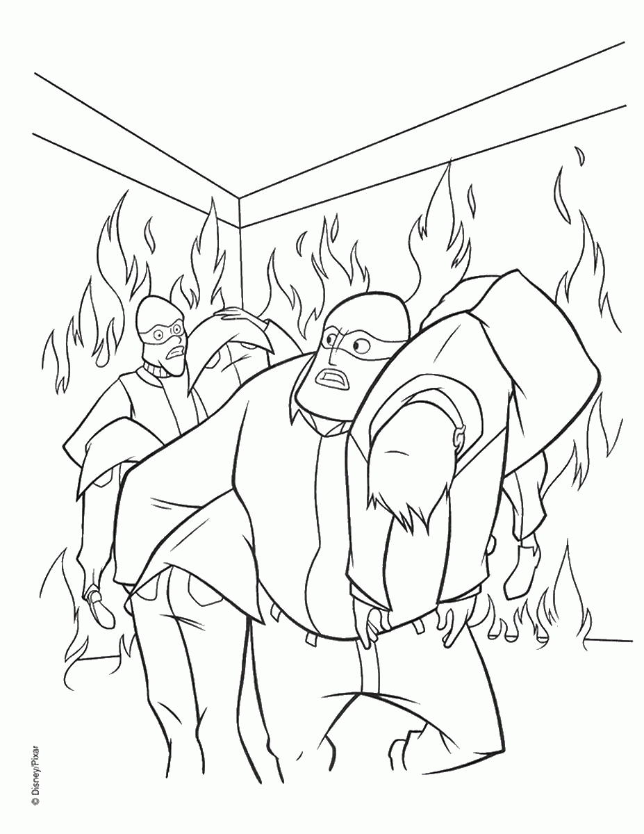 The Incredibles Coloring Pages TV Film Printable 2020 08922 Coloring4free