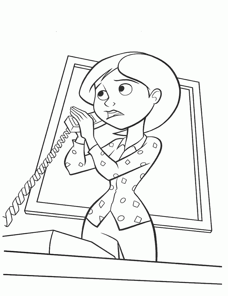 The Incredibles Coloring Pages TV Film Printable 2020 08928 Coloring4free