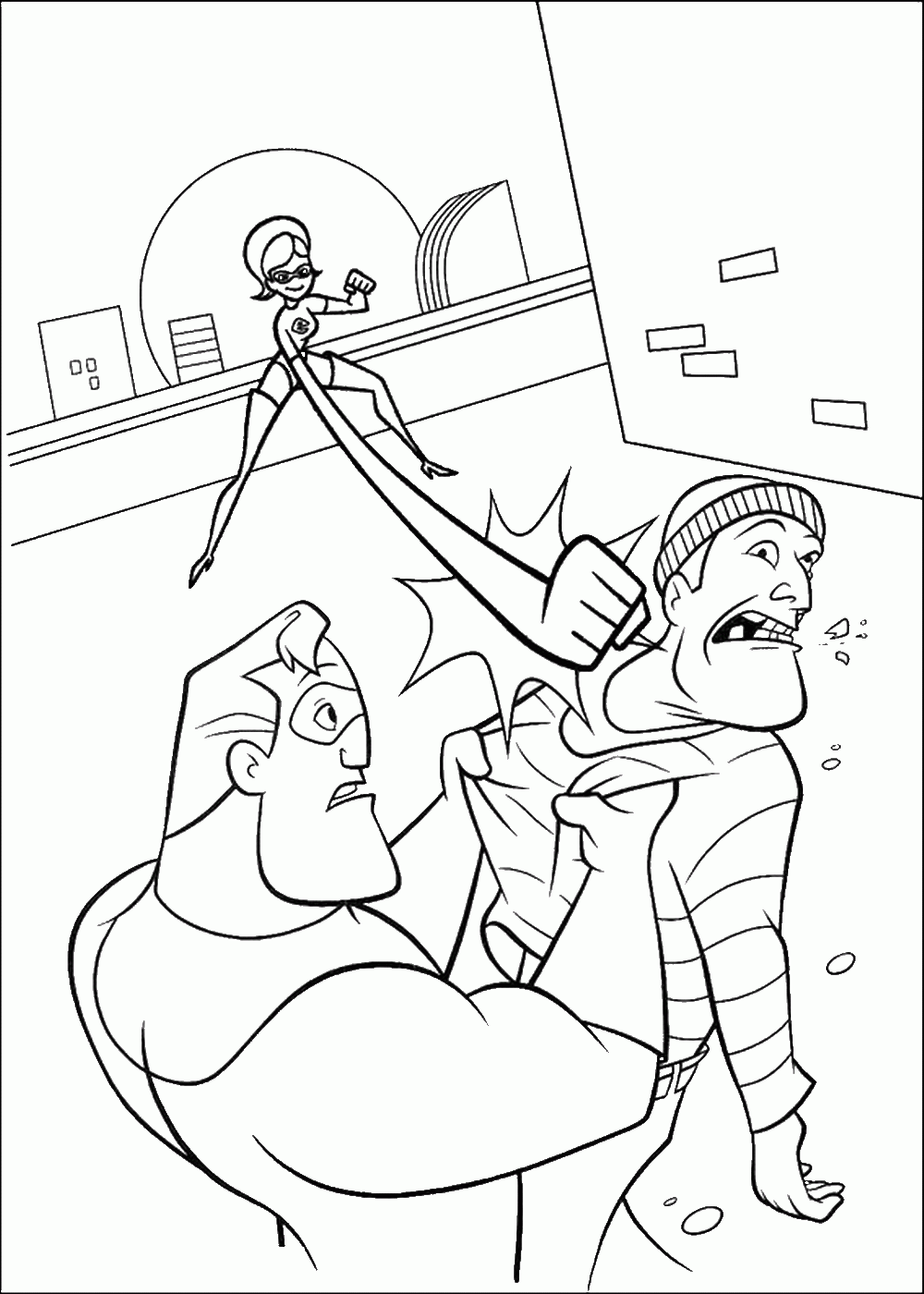 The Incredibles Coloring Pages TV Film Printable 2020 08934 Coloring4free