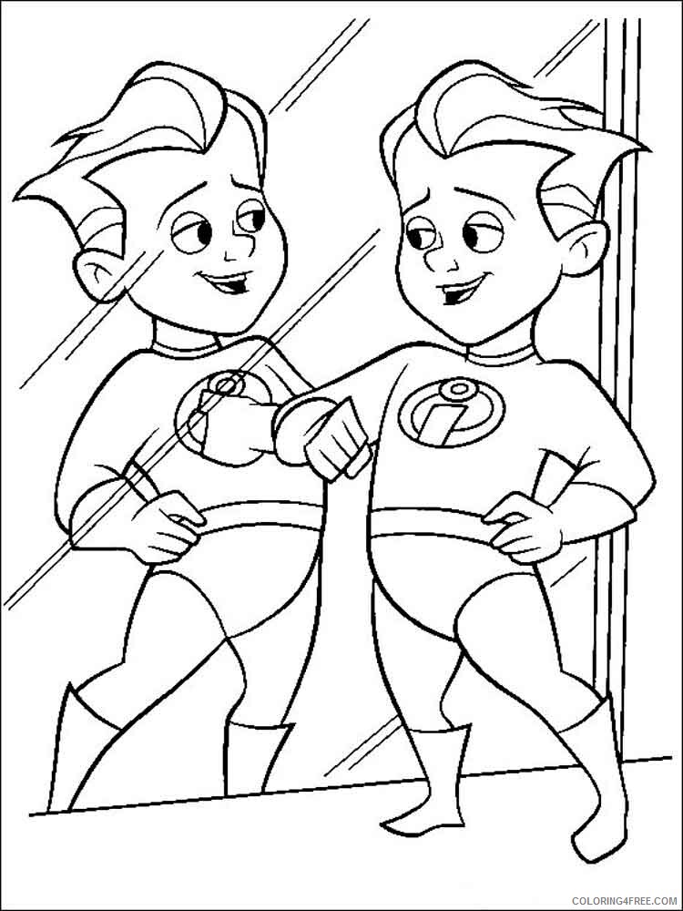 The Incredibles Coloring Pages TV Film incredibles 16 Printable 2020 08877 Coloring4free