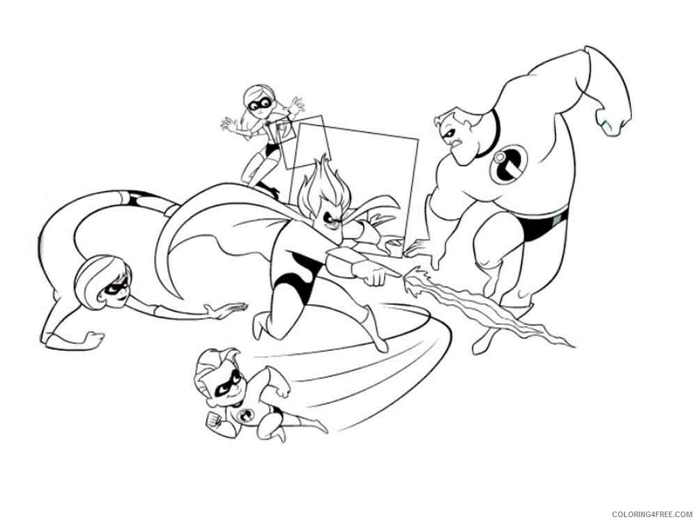 The Incredibles Coloring Pages TV Film incredibles 27 Printable 2020 08883 Coloring4free