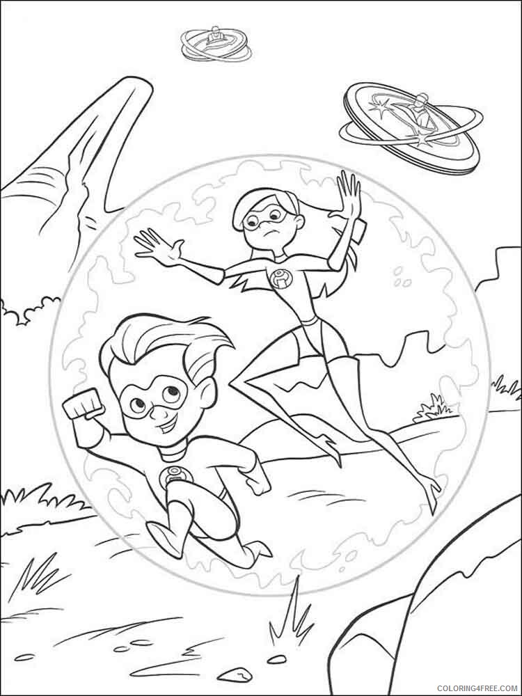 The Incredibles Coloring Pages TV Film incredibles 4 Printable 2020 08886 Coloring4free