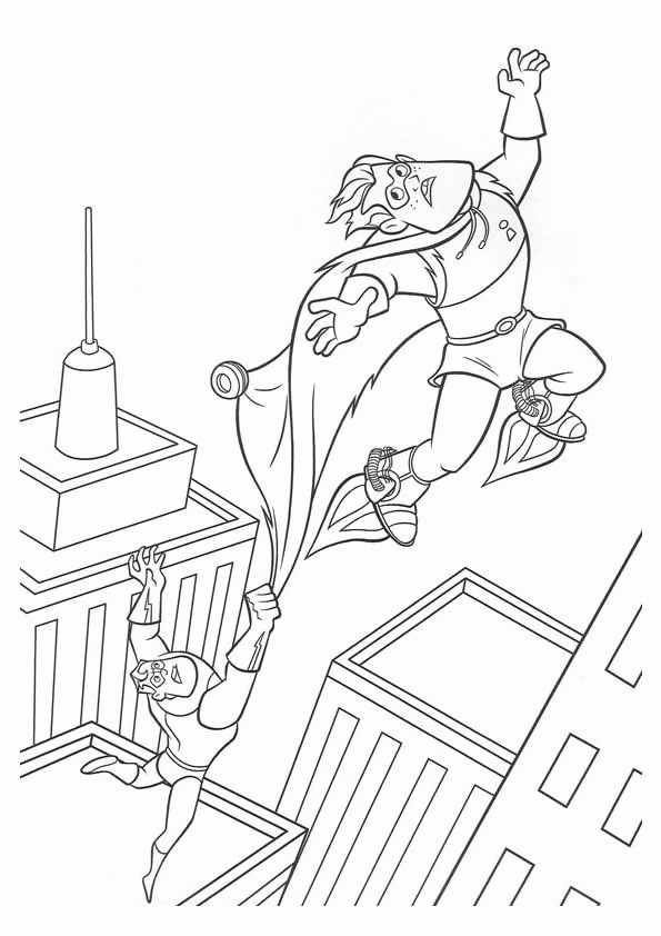 The Incredibles Coloring Pages TV Film incredibles 7 Printable 2020 08889 Coloring4free