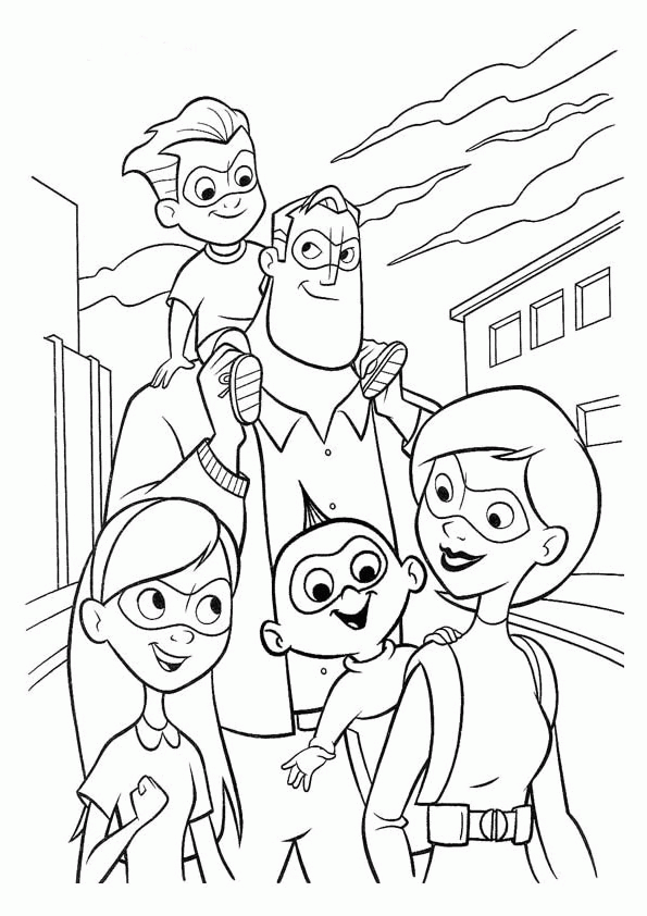 The Incredibles Coloring Pages TV Film incredibles 8 Printable 2020 08891 Coloring4free
