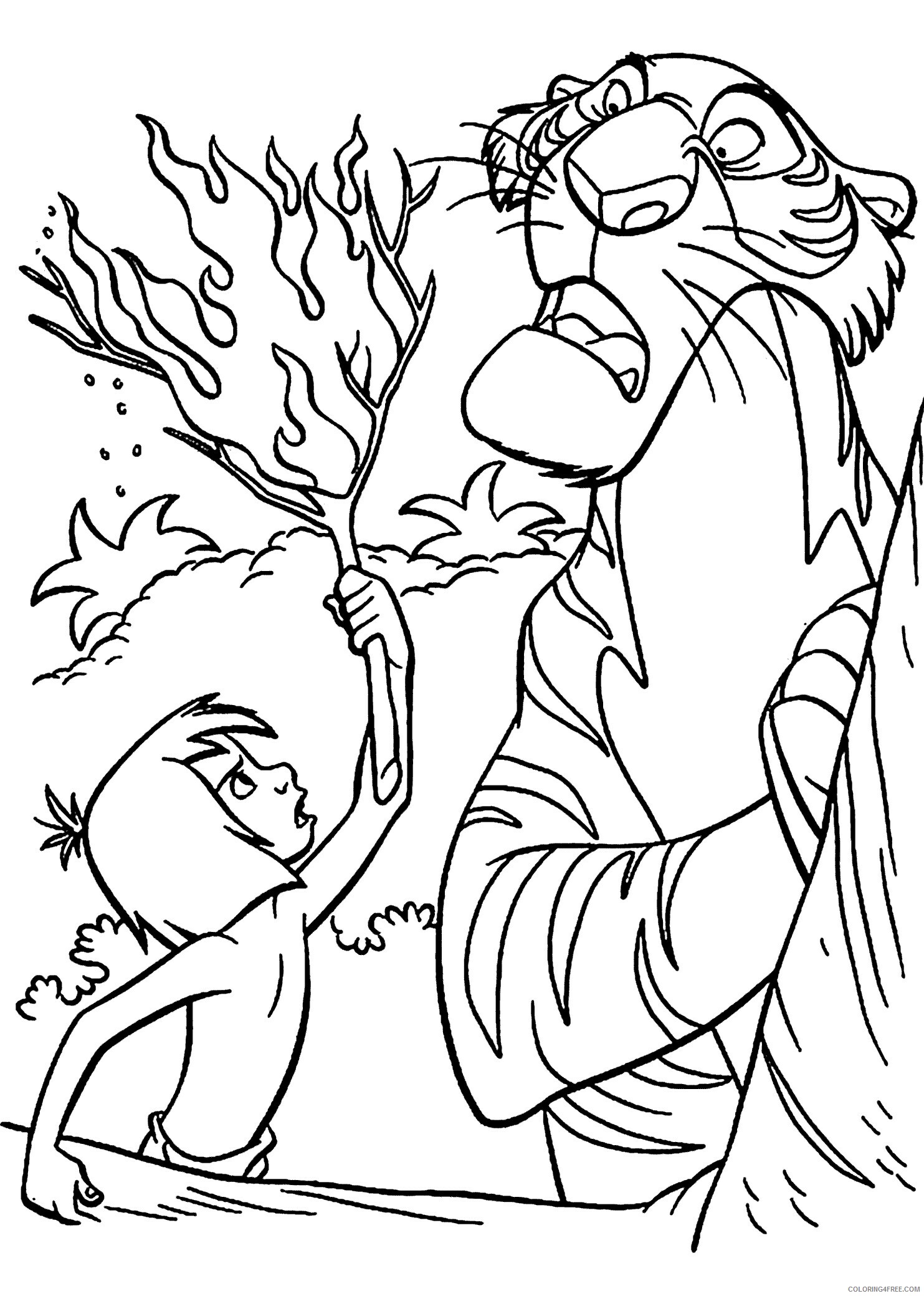 The Jungle Book Coloring Pages TV Film Jungle Book Free Printable 2020 08987 Coloring4free