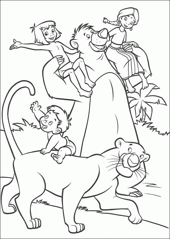 The Jungle Book Coloring Pages TV Film Jungle Book Printable 2020 08997 Coloring4free