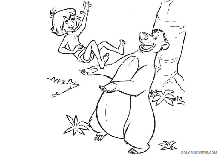The Jungle Book Coloring Pages TV Film Jungle Book play Printable 2020 09000 Coloring4free