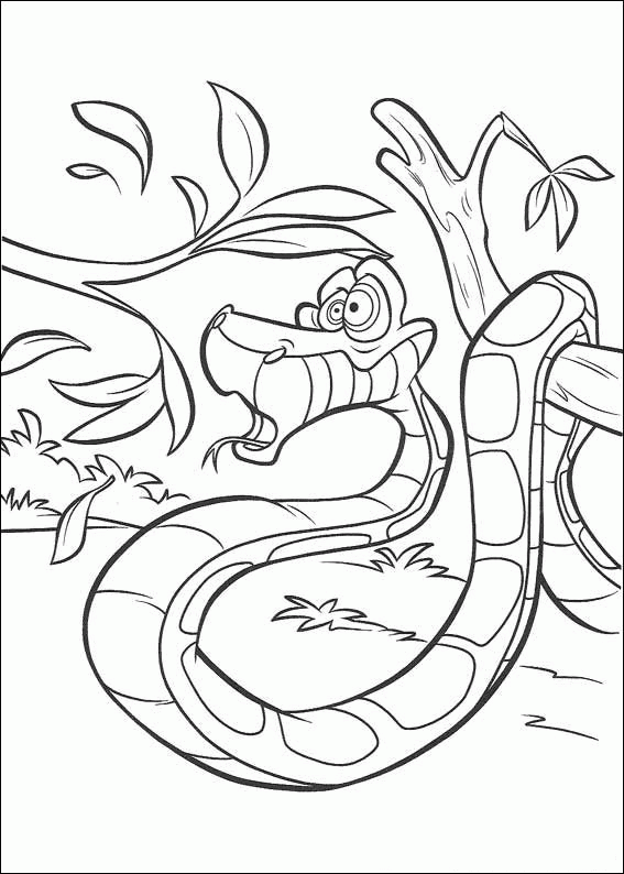 The Jungle Book Coloring Pages TV Film Kaa the snake Printable 2020 08991 Coloring4free
