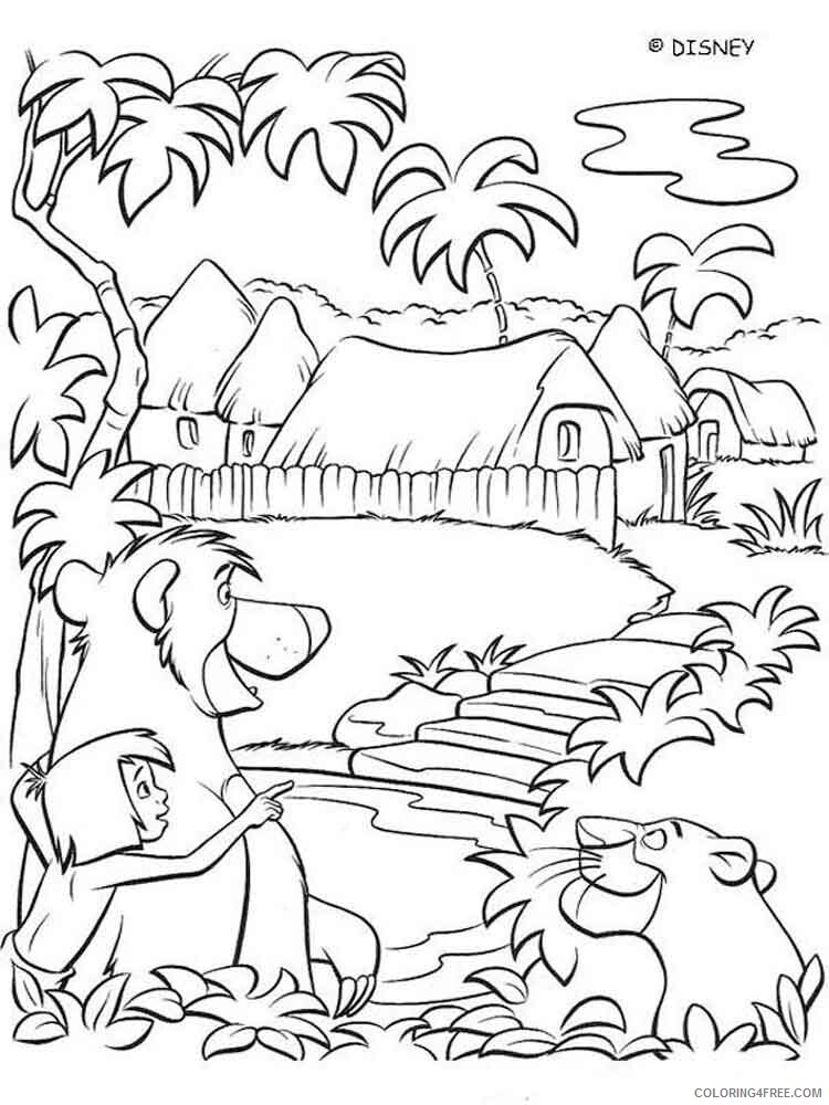 The Jungle Book Coloring Pages TV Film jungle book 18 Printable 2020 08963 Coloring4free