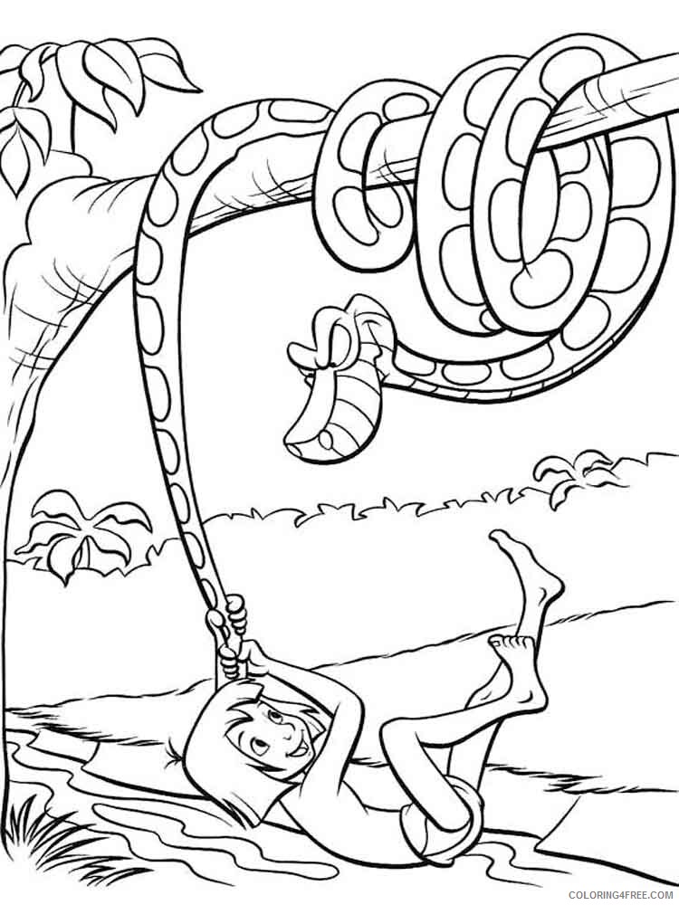 The Jungle Book Coloring Pages TV Film jungle book 20 Printable 2020 08965 Coloring4free