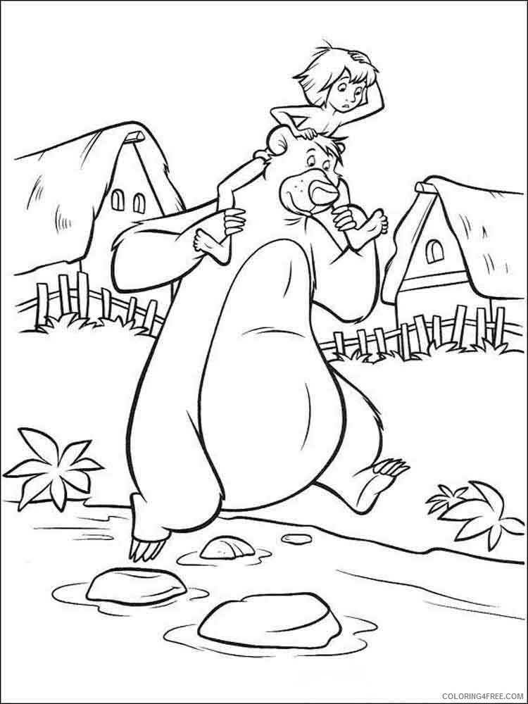 The Jungle Book Coloring Pages TV Film jungle book 24 Printable 2020 08968 Coloring4free