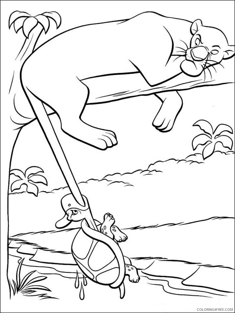The Jungle Book Coloring Pages TV Film jungle book 4 Printable 2020 08976 Coloring4free