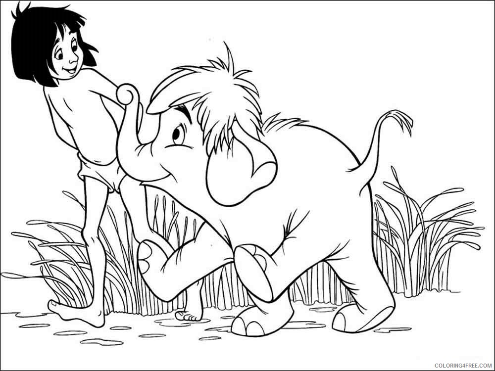 The Jungle Book Coloring Pages TV Film jungle book 5 Printable 2020 08977 Coloring4free
