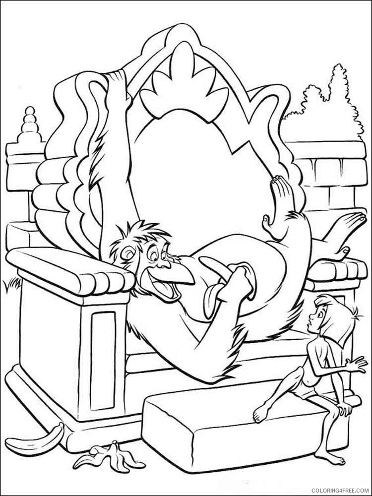 The Jungle Book Coloring Pages TV Film jungle book 6 Printable 2020 08978 Coloring4free