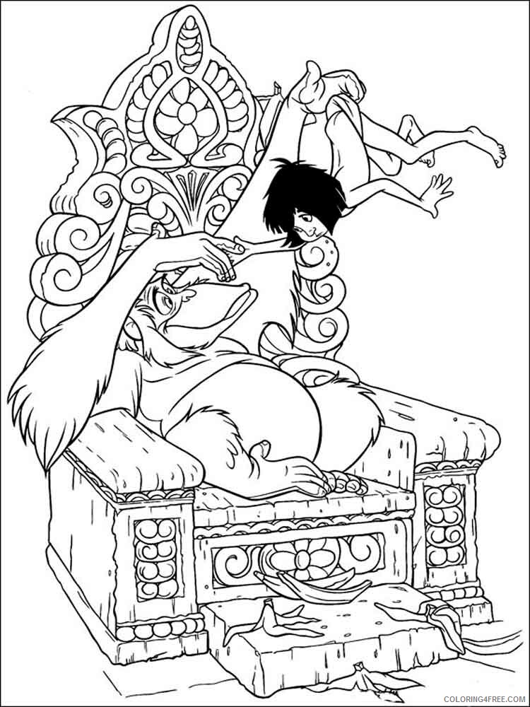 The Jungle Book Coloring Pages TV Film jungle book 8 Printable 2020 08981 Coloring4free