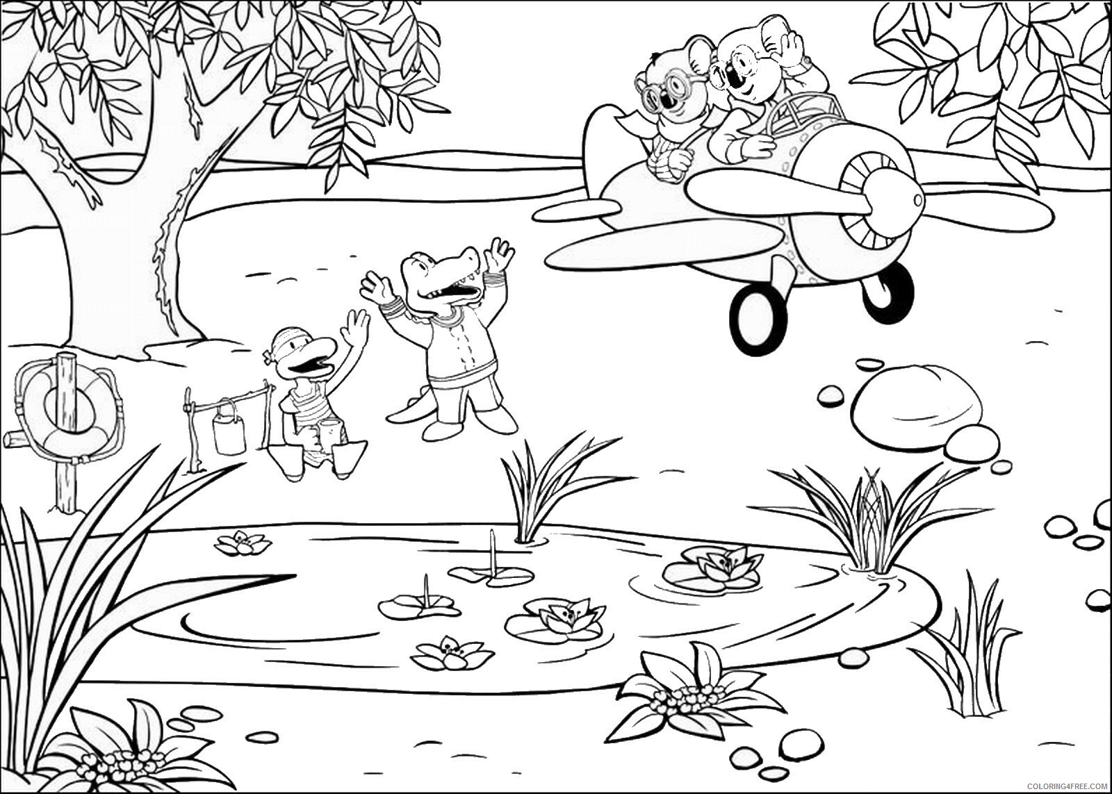 The Koala Brothers Coloring Pages TV Film Koala_Brothers_11 Printable 2020 09005 Coloring4free