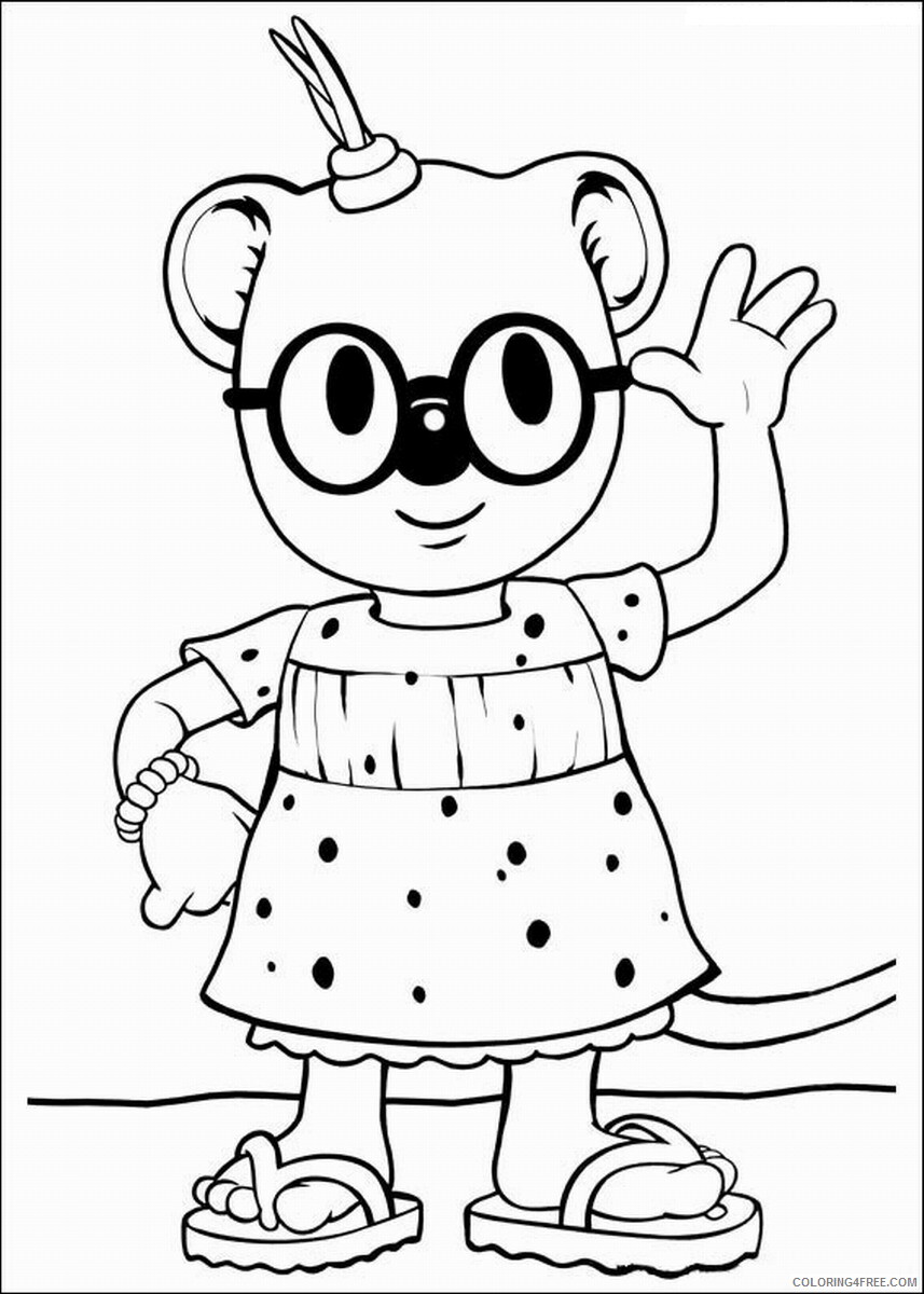 The Koala Brothers Coloring Pages TV Film Koala_Brothers_12 Printable 2020 09006 Coloring4free