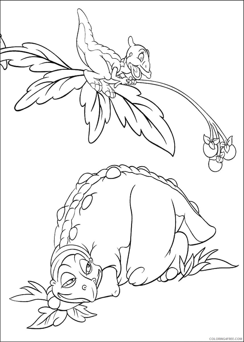 The Land Before Time Coloring Pages TV Film Printable 2020 09049 Coloring4free