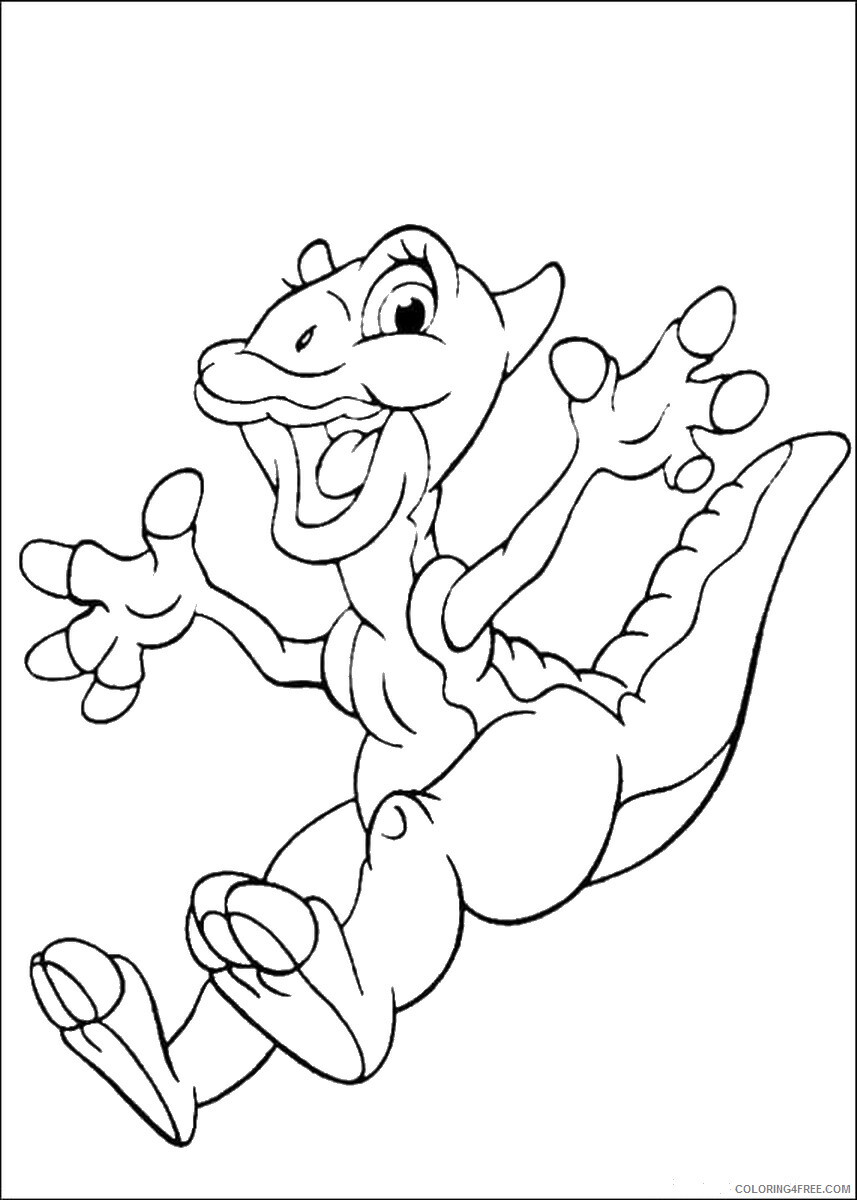 The Land Before Time Coloring Pages TV Film Printable 2020 09050 Coloring4free
