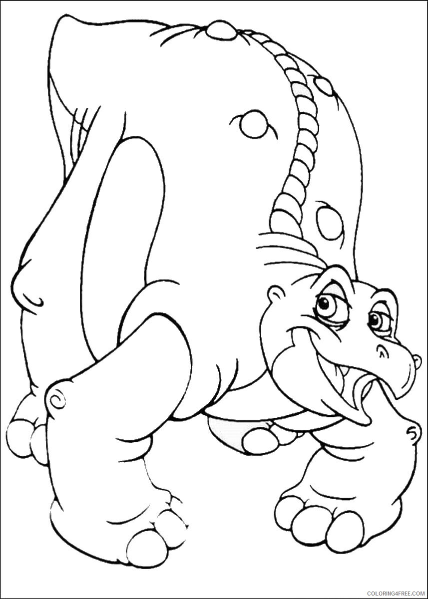 The Land Before Time Coloring Pages TV Film Printable 2020 09051 Coloring4free