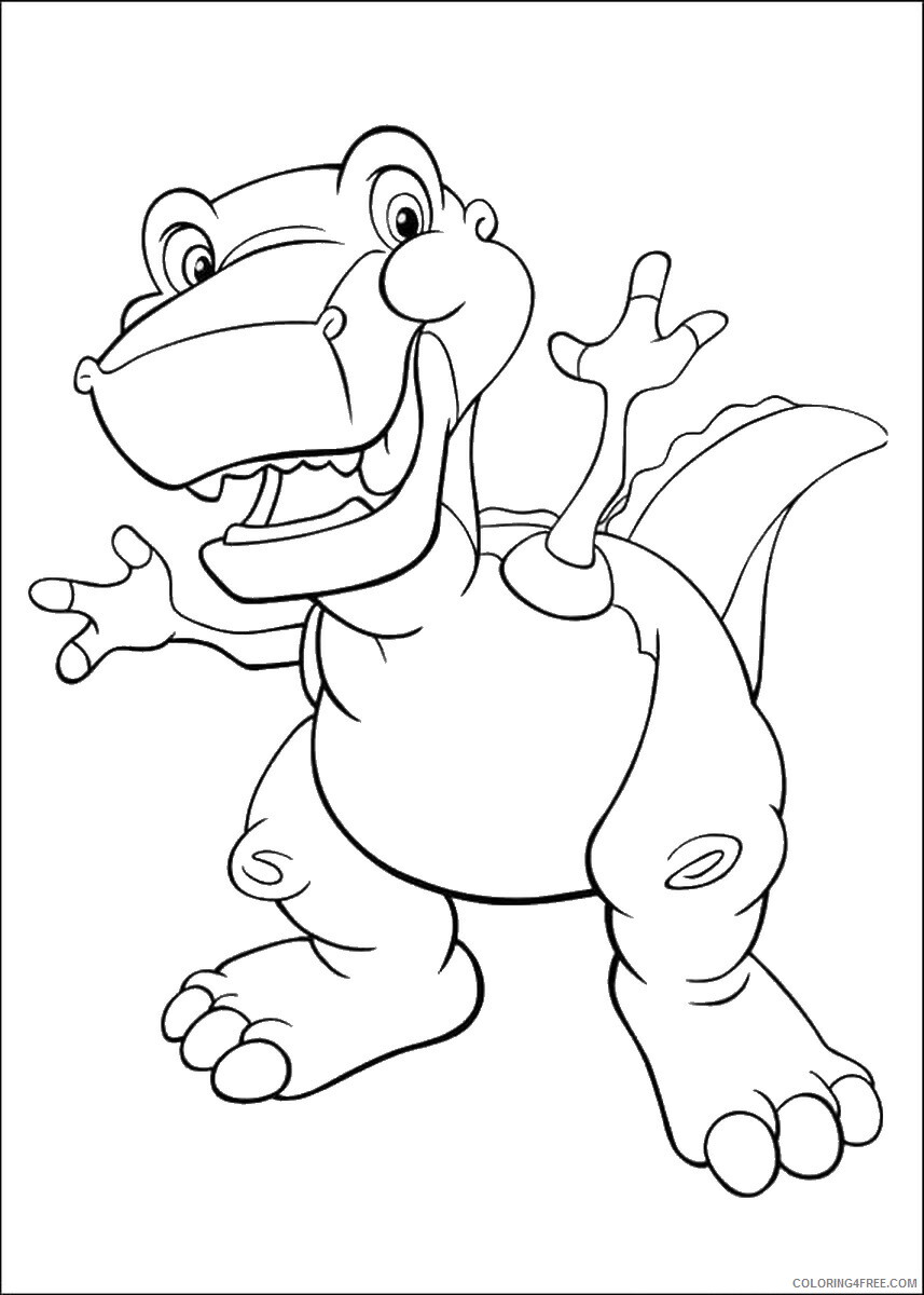 The Land Before Time Coloring Pages TV Film Printable 2020 09054 Coloring4free