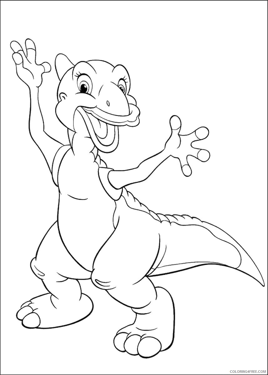 The Land Before Time Coloring Pages TV Film Printable 2020 09058 Coloring4free