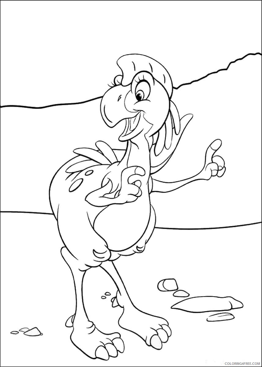 The Land Before Time Coloring Pages TV Film Printable 2020 09064 Coloring4free