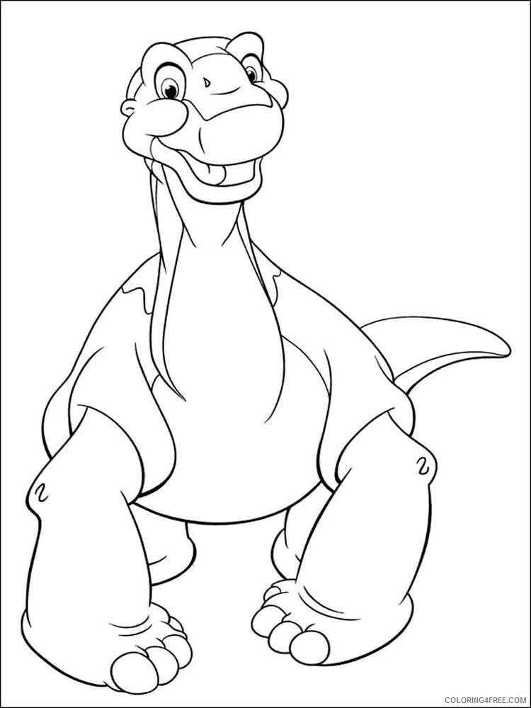 The Land Before Time Coloring Pages TV Film Printable 2020 09071 Coloring4free