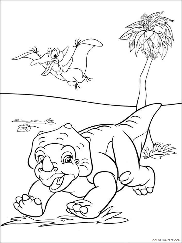 The Land Before Time Coloring Pages TV Film Printable 2020 09073 Coloring4free