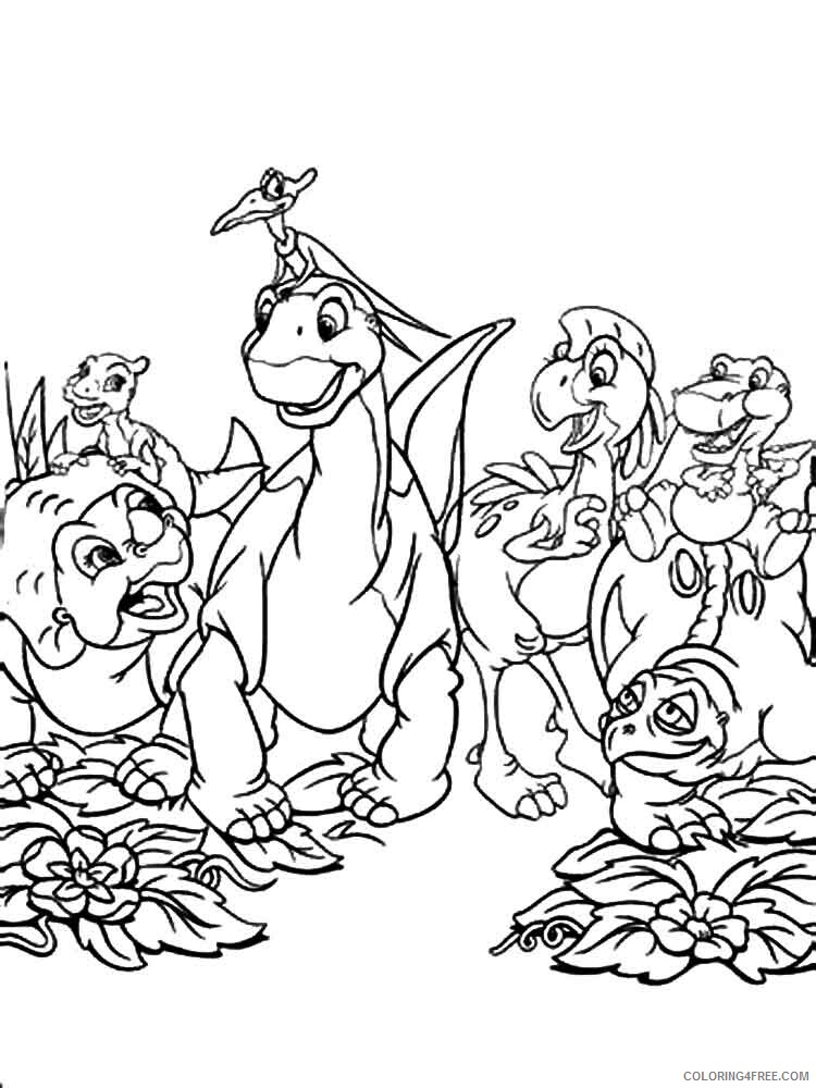 The Land Before Time Coloring Pages TV Film Printable 2020 09082 Coloring4free